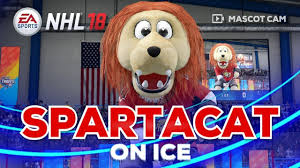 Ranking calder trophy favorites 🏆. Nhl 18 Mascot Cam On Ice Spartacat Ottawa Senators Youtube