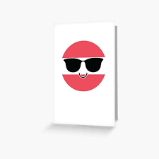 Emojis sind kleine bilder, die eine bestimmte gefühlsregung, also eine emotion, oder einen bezug ausdrücken sollen. Osterreich Emoji Grusskarte Von Hippoemo Redbubble