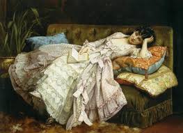 Sweet Doing Nothing, 1877 - Auguste Toulmouche - WikiArt.org