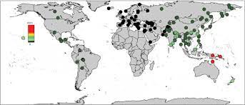The denisovan ancestry estimates in south asians are systematically above expectation (fitted trend line). A World Map Of Neanderthal And Denisovan Ancestry In Modern Humans