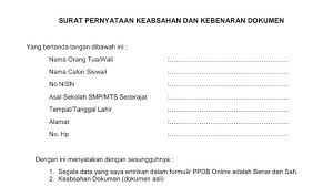Check spelling or type a new query. Contoh Surat Pernyataan Keabsahan Dokumen Ppdb 2021 Dokumen Yang Wajib Diunggah Saat Pendaftaran Tribunnews Com Mobile