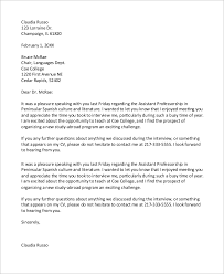 Addresses in the spanish language. Free 7 Sample Thank You Email After Interview In Ms Word Pdf