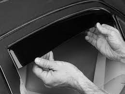 * install inside the window channel; How To Install Side Window Deflectors Weathertech