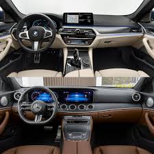 Photo Comparison Bmw 5 Series Lci Vs Mercedes Benz E Class