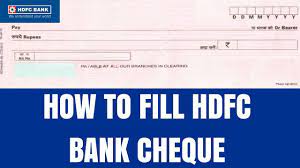 Hdfc bank — cheque rejected without information. How To Fill Hdfc Bank Cheque Fill Hdfc Cheque Slip How To Fill Hdfc Cheque Slip Youtube