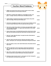 Fraction Word Problems Kidspressmagazine Com Fraction Word Problems Word Problems Word Problem Fun
