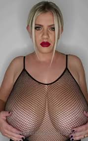 Nina Phoenix - huge tits fishnet