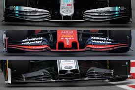 2019年f1マシン 各チームのフロントウイングへのアプローチ f1マシン フォーミュラーワン マシン