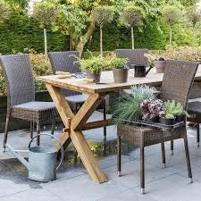 Je veux trouver un beau salon de jardin bien noté pas cher ici chaise de jardin resine tressee. Chaise De Jardin Tressee En Resine Effet Chine Isabelle 4 Pieds Com