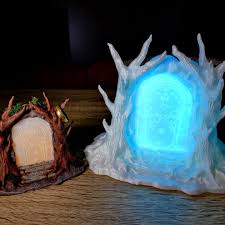 Lord Of The Rings The Doors Of Durin 3d Model Stl Ready For 3d Print In 2020 3d Printing Stl Print