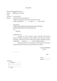 Contoh Proposal Bantuan Sembako Ke Dinas Sosial Berbagi Contoh Proposal