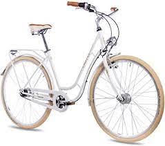 Citybike damen test 2021 • die 7 besten citybikes damen im vergleich. Chrisson 28 Zoll Retro Citybike Damen N Lady 7g Weiss Damen City Fahrrad Mit Shimano Nexus 7 Gang Nabenschaltung Im Retro Design Vintage Damenfahrrad Mit Rucktrittbremse Und Gepacktrager Amazon De Sport Freizeit