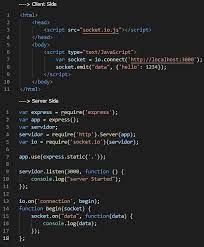 Where Magic Start As Simple As Useful Nodejs Html Backend Realtimesystems Using Express And Socket Io Programmer Coding Developer Java