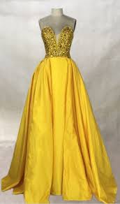 Black And Gold Formal Evening Gowns Beaded Long Prom Dresses A Line Backless Party Dresses Gold Silver Sequins Black Yellow Satin Evening Gowns Prom Dresses Long Satin Evening Gown Formal Evening Dresses