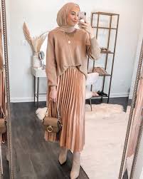 Atasan utk rok prisket warna dusty pink. Pin On Hijabers