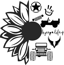Download Sunflower Jeep Svg By Customsvgbysara On Etsy Https Www Etsy Com Listing 805346181 Sunflower Jeep Svg Jeep Stickers Cricut Projects Vinyl Jeep
