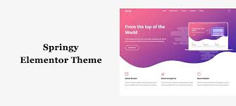 Deep free has 3 modern and stylish demos to use the theme for. Springy Free Elementor Wordpress Theme And Template 2021