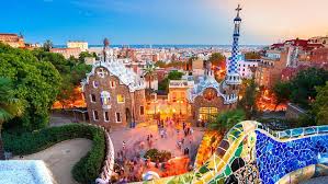 Find the perfect barcelona stock photos and editorial news pictures from getty images. Hd Wallpaper Spain Europe View Panorama Park Guell Barcelona City Wallpaper Flare