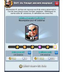Du 31 janvier au 3 février, jouez au défi des youtubeurs avec le deck de votre youtubeur préféré. Clash Royale Defi Du Tirage Archer Magique Millenium