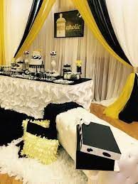 Milkaholic Baby Shower Party Ideas Photo 8 Of 15 Baby Shower Yellow Sunflower Baby Showers Baby Shower Parties