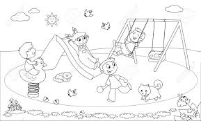 Downloads are subject to this site's term of use. Coloring Picture Of Playground Menalmeida