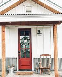 Check spelling or type a new query. Red Front Door Farmhouse Exterior Colors Farmhouse Exterior White Farmhouse Exterior
