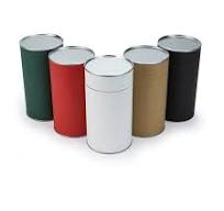 8 oz Paper Canisters - Foil lined, Kraft Paper and includes an inner lid  for professional looking packaging