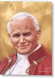 Pope John Paul Ii Greeting Cards for Sale