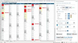 Kostenlos als pdf zum herunterladen und ausdrucken. Smarttools Jahreskalender Fur Excel Download Kostenlos Schnell Auf Wintotal De