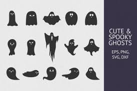 Darth vader, empire, tie fighter svg vector icon. 15 Cute Spooky Ghosts Collection Graphic By Kirill S Workshop Creative Fabrica