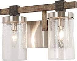 Find wall sconces in a variety of finishes, sizes, and styles. Minka Lavery Wall Light Fixtures 4632 106 Bridlewood Bath Vanity Lighting 2 Light 120 Watts Stone Grey Amazon Com