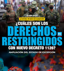 En el ecuador hoy se declaró estado de excepción durante 30 días, en una reunión del comité de operaciones de emergencias (coe nacional). El Comercio Atencion Se Publica Decreto 1126 Que Facebook