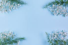 Explore all the different table settings you can create for parties, events or quiet nights at home that deserve a special touch. Blue Background With Flowers Original Placemats Tenstickers