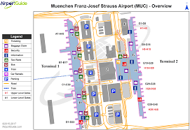 Munich Munich International Muc Airport Terminal Map Overview Munich Airport Airport Map Airport