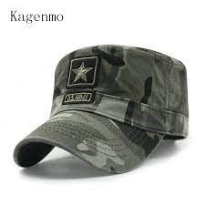 kagenmo yeni stil pamuk bahar ve yaz kamuflaj ordu sapka moda duz ust askeri sapkalar erkek kadin beyzbol sapkasi fashion military hats military hatmilitary style hats aliexpress