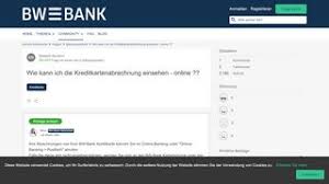 Wo finde ich meine kreditkartenabrechnung und wie kann ich diese online bezahlen? 2