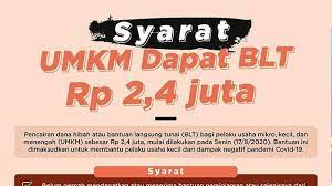 Seputar kasus virus corona yang terjadi di indonesia dan negara lain. Link Daftar Blt Umkm Rp 2 4 Juta 2020 Syarat Daftar Online Dan Manual Bantuan Umkm Diperpanjang Pos Kupang