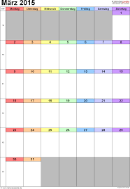 Kalender Marz 2015 Als Pdf Vorlagen Kalender Vorlagen Kalender Vorlagen