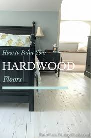 Interiors's board painted wood floors, followed by 8225 people on pinterest. Painting A Hardwood Floor Farm Fresh Vintage Finds