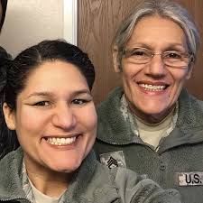 Mother and Daughter dedicated to serving for over 51 years!🇺🇸🇵🇷💪  Retired Army Master Sgt. Norma Miranda served in the Puerto Rico Army  National Guard and Reserve for 35 years, and her daughter