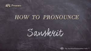 [this is meant for people who do not know indian languages. How To Pronounce Sanskrit Sanskrit Pronunciation Youtube