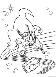 Deprived of his powerful hammer, thor is held prisoner on a distant planet at the edge… Printable Thor Coloring Pages For Kids Coloring4free Coloring4free Com