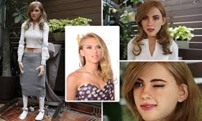 Inventor to publish handbook after Scarlett Johansson lookalike droid  success | Daily Mail Online