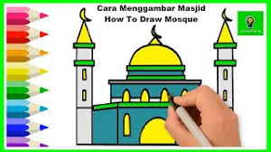 Apalagi masjid ini tentunya sudah menjadi destinasi ibadah setiap hari 5x dari subuh, dhuhur, ashar, maghrib, dan isya'. Cara Menggambar Masjid Mudah Untuk Pemula Belajar Mewarnai Masjid Indah Anak Sd Ra Tk Crayon Youtube