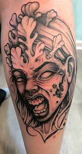 Stalker tattoo design in progress