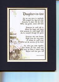 However, you can still find touching and encouraging words to give to the woman who stole your son's heart. Daughter In Law Gift Present Poem For Bridal Shower Or Birthday 89 Wedding Gifts For Groom Daughter In Law Gifts Son On His Wedding Day