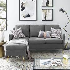 These Sofas Are Proof You Can Have A Sectional Even If You Live In A Small Space Small Sectional Sofa Sofas For Small Spaces Living Room Design Small Spaces