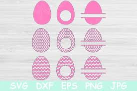 Download Easter Eggs Svg Monogram Cricut Files Graphic By Tiffscraftycreations Creative Fabrica PSD Mockup Templates