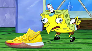 (spongebob screams) hey, cool glasses. Kyrie Irving On His New Nike X Spongebob Shoes And The Best Basketball Players In Bikini Bottom Gq