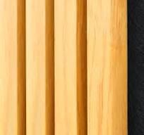 Wood Slat Wall Panel 3-Sided Veneer | Natural & Elegant Finish